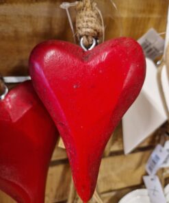 Cuore in legno 10 cm