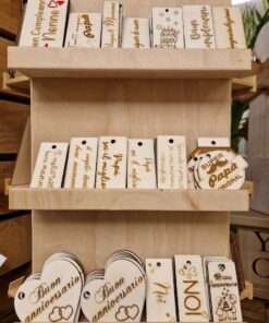 Targhetta in legno personalizzata