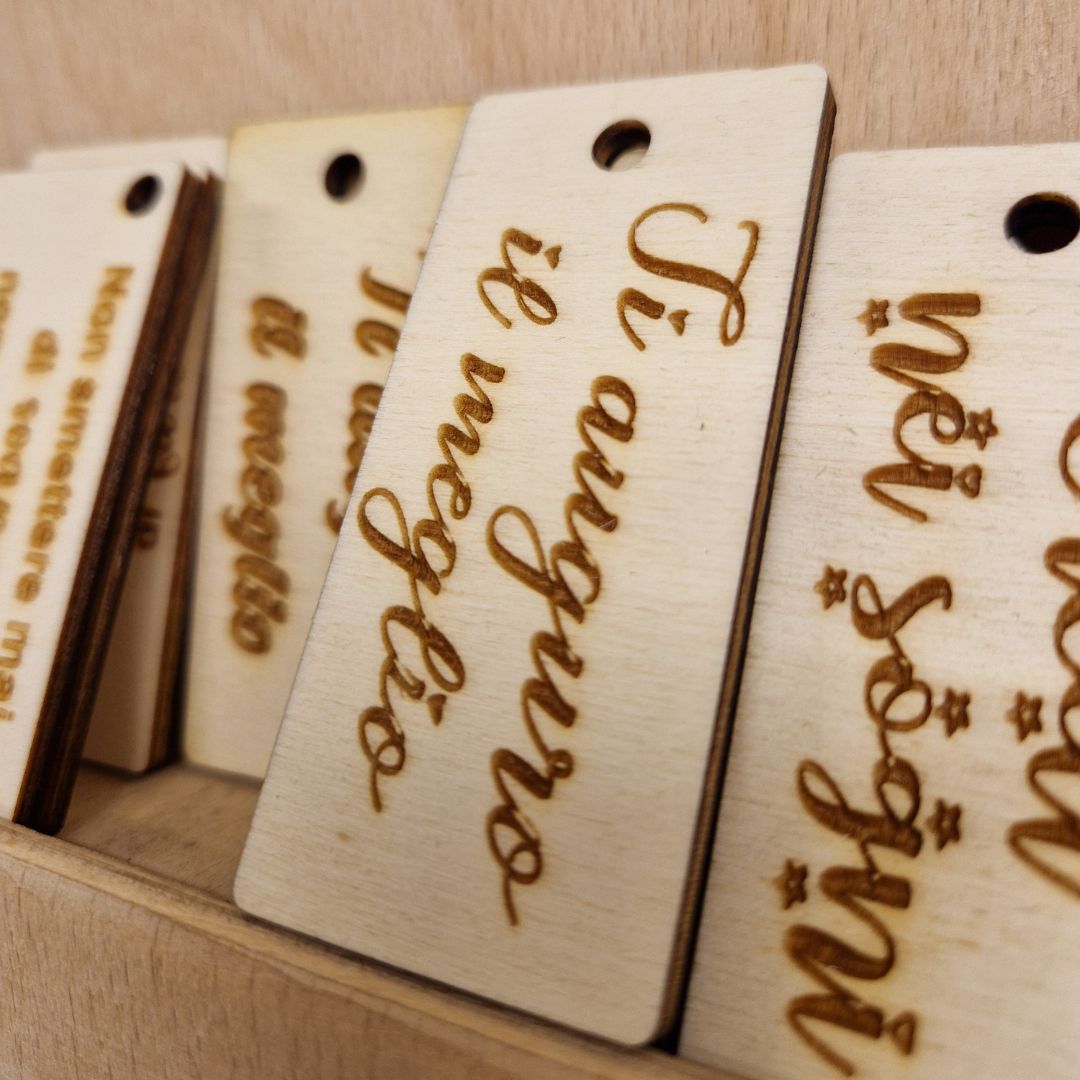 Targhetta in legno personalizzata - immagine 4