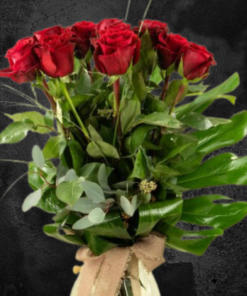 12 rose rosse premium