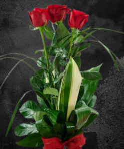 Alternative view of Mazzo rose premium a scelta