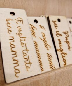 Targhetta in legno personalizzata - immagine 5