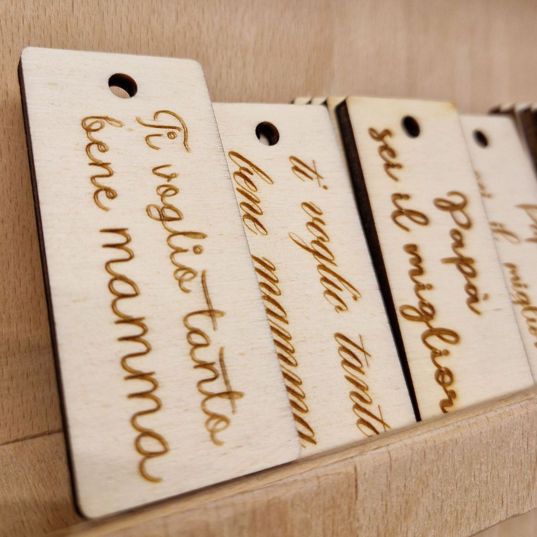 Targhetta in legno personalizzata - immagine 5