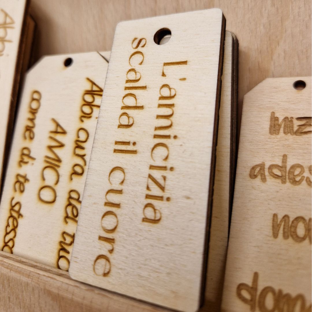 Targhetta in legno personalizzata - immagine 3