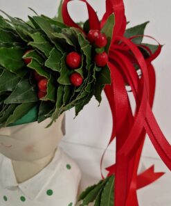 Alternative view of Coroncina laurea con bacche
